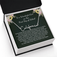 1st Day of School  Gift- Signature Style  Name Necklace