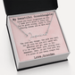 Personalized Birthday Gift for Granddaughter – Custom Signature Style Name Necklace – Unique Name Plate Necklace from Grandma