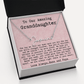 Personalized 13th Birthday Gift from Nana and Papa - Signature Style Name Necklace