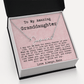 Personalized Birthday Gift for Granddaughter – Custom Signature Style Name Necklace – Unique Name Plate Necklace from Nana