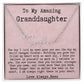 Personalized Birthday Gift for Granddaughter from Nana - Signature Style Name Necklace