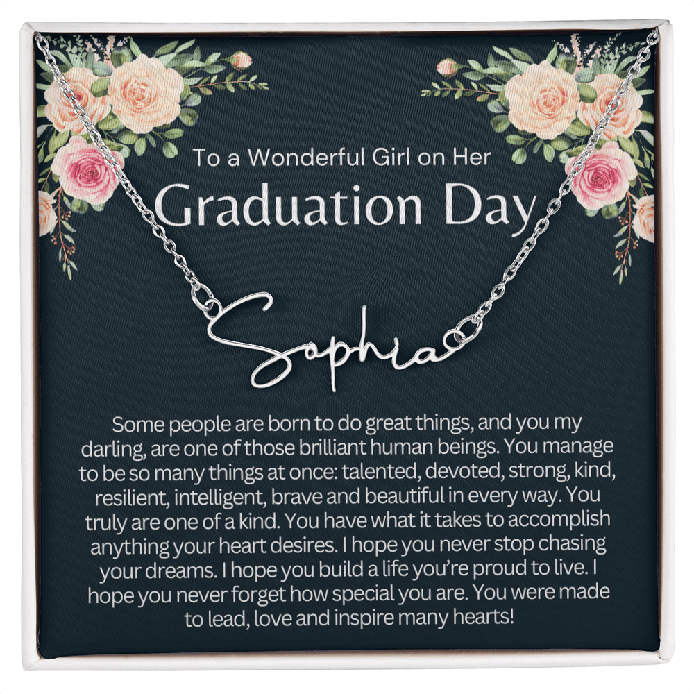 Personalized Graduation Gift for Her - You  Were Made to Inspire Many Hearts!