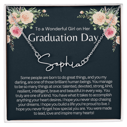 Personalized Graduation Gift for Her - You  Were Made to Inspire Many Hearts!