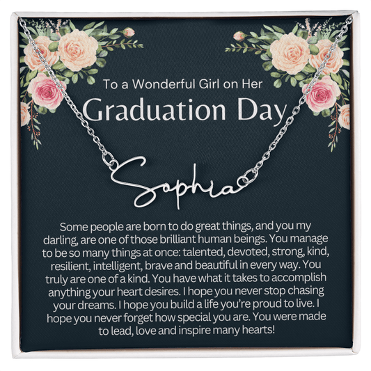Personalized Graduation Gift for Her - You  Were Made to Inspire Many Hearts!