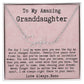 Personalized 25th Birthday Gift from Nana to Granddaughter - Signature Style Name Necklace