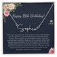 Personalized 18th Birthday Gift for Her - Customizable Signature Style Name Necklace