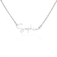 Personalized gift for granddaughter-10 2023OTOBER30 Signature Style Name necklcace