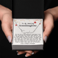 Personalized Christmas Gift from Grandpa to Granddaughter - Signature Style Name Necklace