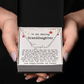 Personalized Christmas Gift from Grandma & Grandpa to Granddaughter - Signature Style Name Necklace