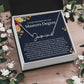 Personalized Masters Degree Gift for Her - Customizable Signature Style Name Necklace