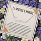 Personalized Apology Gift for Wife – Personalized Signature Style Name Necklace – Customized Jewelry with Her Name