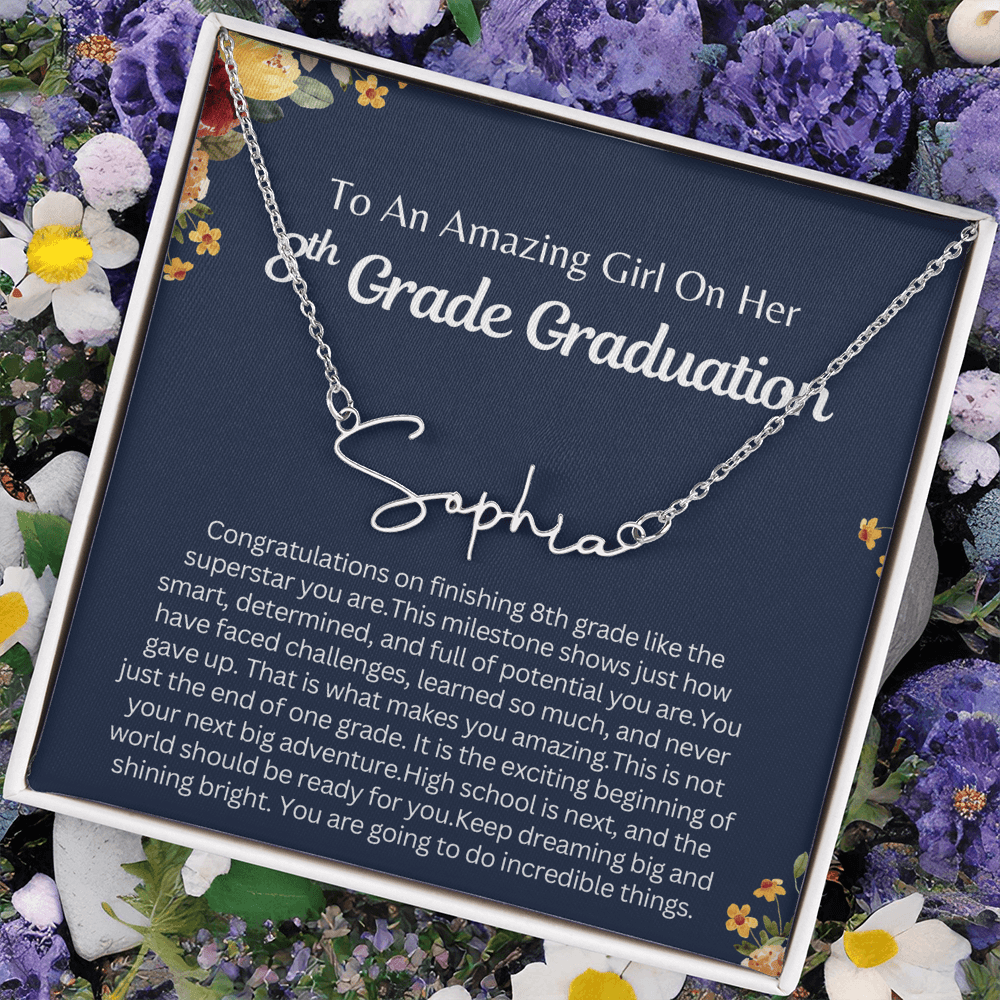 Personalized 8th Graduation Gift for Her - You Are Going To Do Incredible Things!