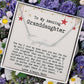 Personalized Christmas Gift from Nana to Granddaughter - Signature Style Name Necklace