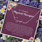 Personalized Gift for Physical Therapist - Signature Style Name Necklace