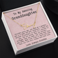 Personalized 13th Birthday Gift for Granddaughter from Grandpa - Signature Style Name Necklace