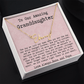 Personalized 16th Birthday Gift for Granddaughter from Nana and Papa - Signature Style Name Necklace