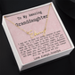 Personalized Birthday Gift for Granddaughter – Custom Signature Style Name Necklace – Unique Name Plate Necklace from Grandpa