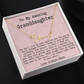 Personalized Golden Birthday Gift from Nana to Granddaughter - Signature Style Name Necklace