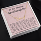 Personalized 18th Birthday Gift for Granddaughter from Grandma and Grandpa - Signature Style Name Necklace