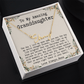 Custom Christmas Gift from Nana to Granddaughter - Signature Style Name Necklace