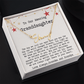 Personalized Christmas Gift from Grandma & Grandpa to Granddaughter - Signature Style Name Necklace