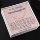 Personalized Birthday Gift for Granddaughter – Custom Signature Style Name Necklace – Unique Name Plate Necklace from Nana