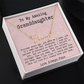Personalized 13th Birthday Gift for Granddaughter from Papa - Signature Style Name Necklace