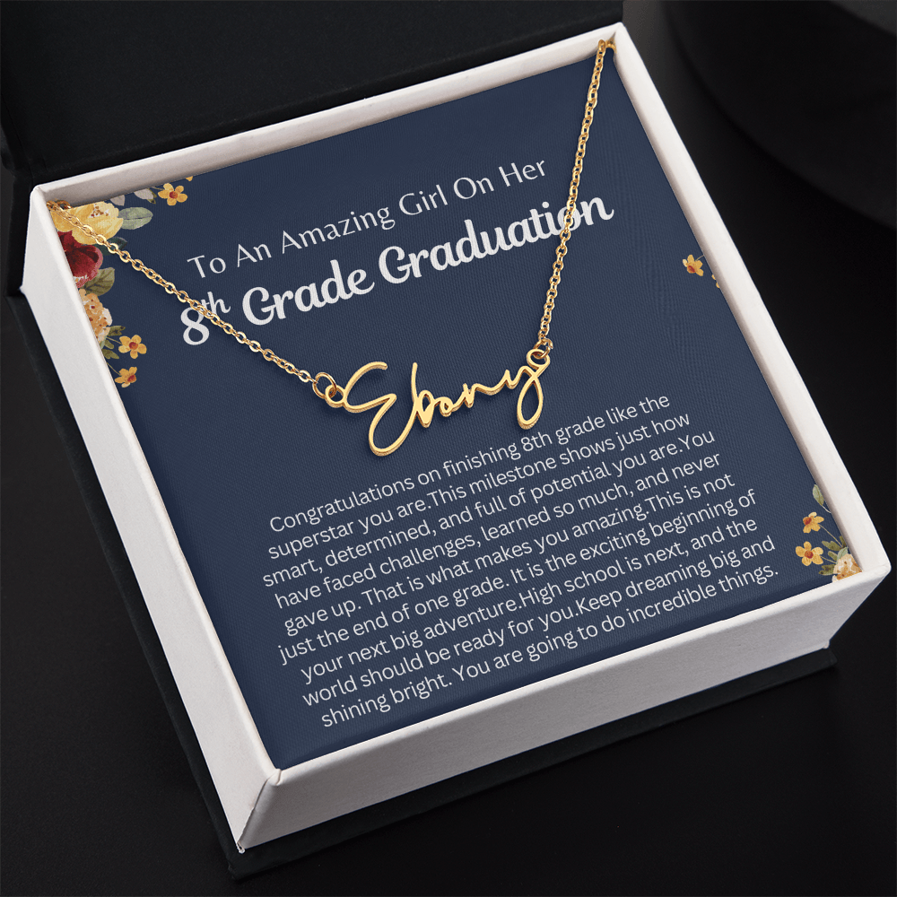 Personalized 8th Graduation Gift for Her - You Are Going To Do Incredible Things!