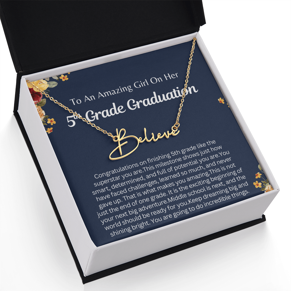 Personalized 5th  Grade Graduation Gift for Her - You are going to do Incredible Things!