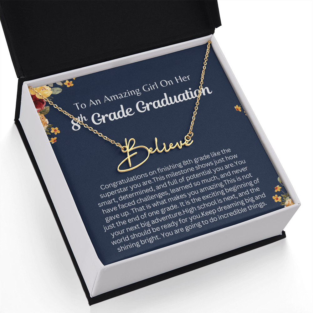 Personalized 8th Graduation Gift for Her - You Are Going To Do Incredible Things!