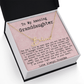 Personalized 16th Birthday Gift for Granddaughter from Grandma - Signature Style Name Necklace