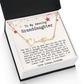 Personalized Christmas Gift from Grandma to Granddaughter - Signature Style Name Necklace