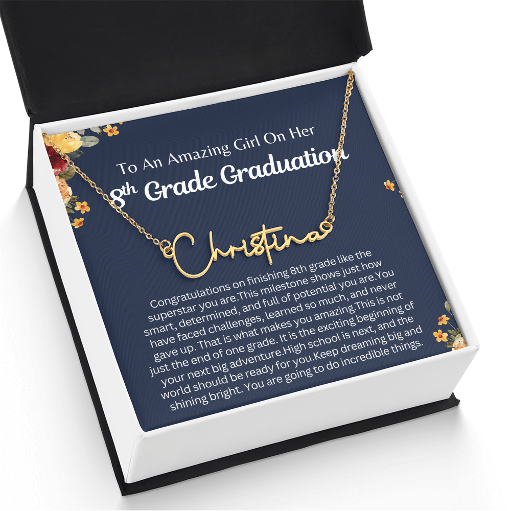 Personalized 8th Graduation Gift for Her - You Are Going To Do Incredible Things!