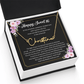 Personalized Sweet 16 Birthday Gift – Custom Signature Style Name Necklace – Unique Name Plate Necklace for Granddaughter from Grandma or Daughter from Mom