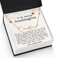 Personalized Christmas Gift from Nana to Granddaughter - Signature Style Name Necklace