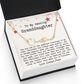 Personalized Christmas Gift from Papa to Granddaughter - Signature Style Name Necklace