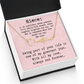 Personalized Birthday Gift for Niece – Custom Signature Style Name Necklace – Unique Name Plate Necklace Birthday Present from Aunt