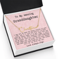 Personalized Birthday Gift for Granddaughter – Custom Signature Style Name Necklace – Unique Name Plate Necklace from Gigi