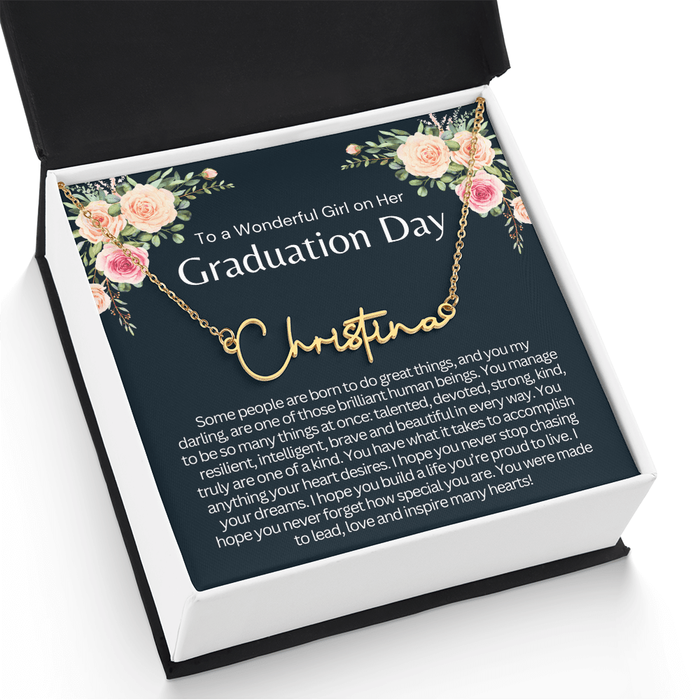 Personalized Graduation Gift for Her - You  Were Made to Inspire Many Hearts!