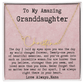 Personalized 21st Birthday Gift from Nana to Granddaughter - Signature Style Name Necklace