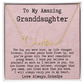 Personalized 16th Birthday Gift for Granddaughter from Grandpa - Signature Style Name Necklace
