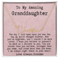 Personalized 18th Birthday Gift for Granddaughter from Grandma - Signature Style Name Necklace
