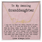 Personalized Birthday Gift for Granddaughter – Custom Signature Style Name Necklace – Unique Name Plate Necklace from Lola
