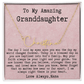 Personalized Baptism Gift from Nana to Granddaughter - Signature Style Name Necklace