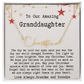 Personalized Christmas Gift from Grandma & Grandpa to Granddaughter - Signature Style Name Necklace