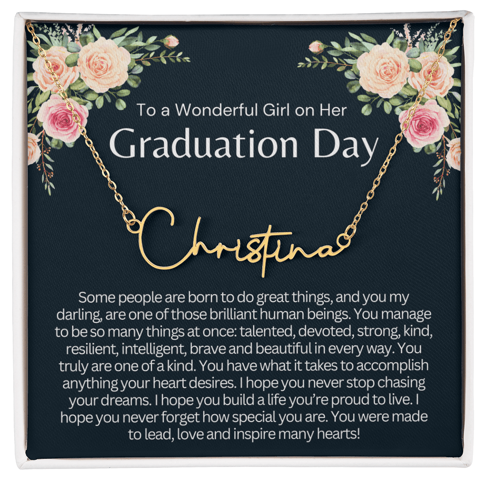 Personalized Graduation Gift for Her - You  Were Made to Inspire Many Hearts!