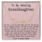 Personalized 13th Birthday Gift for Granddaughter from Nana - Signature Style Name Necklace
