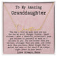 Personalized 16th Birthday Gift for Granddaughter from Nana - Signature Style Name Necklace