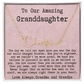 Personalized 18th Birthday Gift for Granddaughter from Grandma and Grandpa - Signature Style Name Necklace