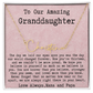 Personalized 13th Birthday Gift from Nana and Papa - Signature Style Name Necklace